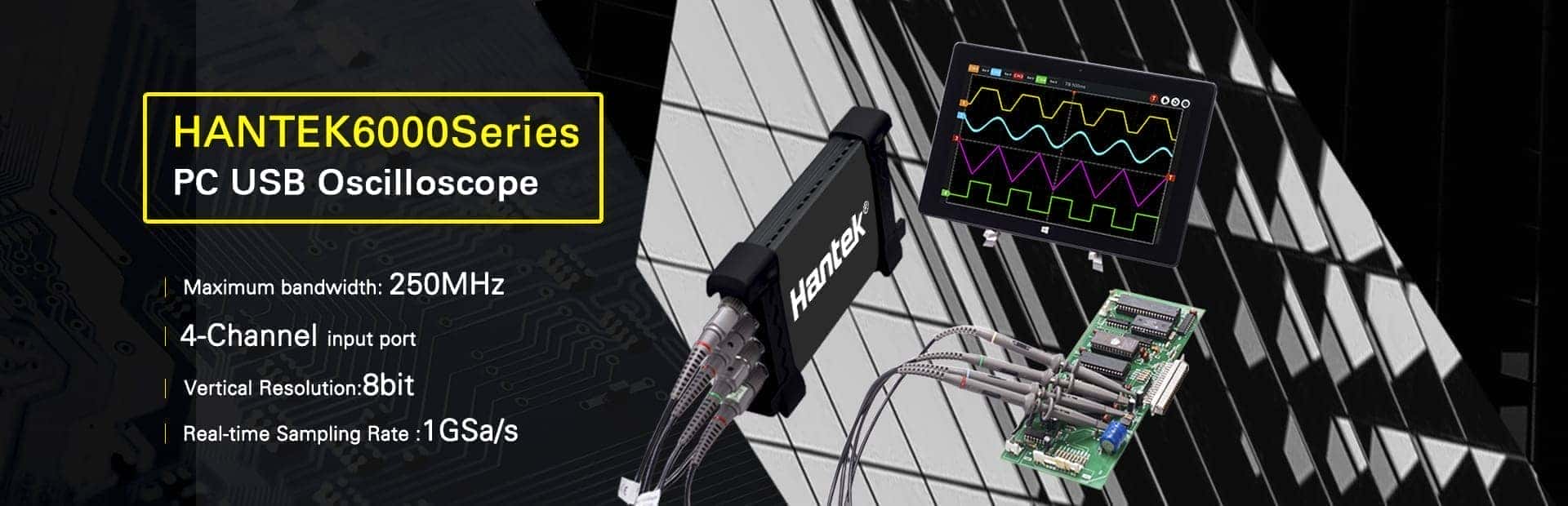 HANTEK6000BC PC USB Osilloscope